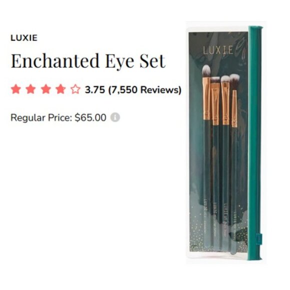 LUXIE 4-Piece Enchanted Eye Brush Set (NEW IN PACKAGE!) - Picture 5 of 5